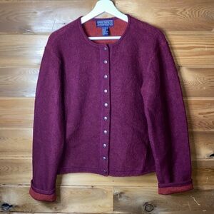 100% WOOL CARDIGAN
